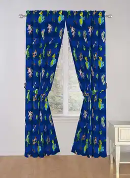 Walmart Toy Story Buzz & Woody 84 Drapes, 100% Microfiber, Blue offer