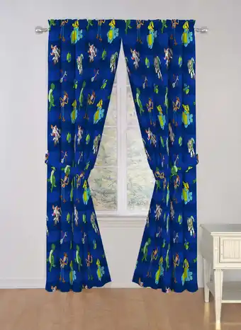 Walmart Toy Story Buzz & Woody 84 Drapes, 100% Microfiber, Blue offer