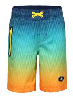 Walmart Rokka&Rolla Boys' Quick Dry Board Shorts Mesh Lined Swim Trunks, UPF 50+, Sizes 4-18 offer