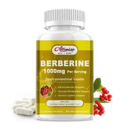 Walmart Berberine HCL 1000mg Supplement with Ceylon Cinnamon, Support Gastrointestinal Health, 120 Capsules offer