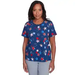 Walmart Alfred Dunner Womens Star Studded Tee offer