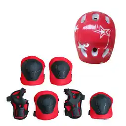 Walmart WQJNWEQ 7Pcs/Set Children Kids Safety Helmet Knee Elbow Pad Cycling Skate Bike Protecs Sales offer