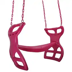 Walmart Swing Set Stuff Inc. Glider with Coated Chain (Pink) offer