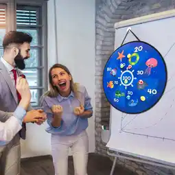 Walmart PPgejGEK Stocking Stuffers for Kids Dart Board Games Flying Wall-Mounted Kids Toys Festival Gift offer
