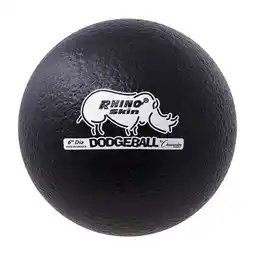 Walmart Champion Sports Rhino Skin Dodgeball , Black, 6 Inch offer
