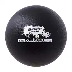 Walmart Champion Sports Rhino Skin Dodgeball , Black, 6 Inch offer