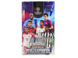 Walmart 2023-24 Topps Stadium Club Chrome UEFA Club Competitions Soccer Hobby Box offer