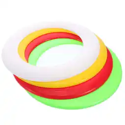 Walmart unbranded 4 Pcs Mini Flying Discs Bulk Ring Child 24.50X24.50X0.90CM offer
