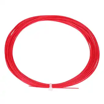 Walmart 10m Durable Nylon High Flexibility Badminton Racket Racquet String Line(Red) offer