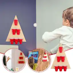 Walmart Toys for Ages 5-7 Beer Rack Throwing Game Wine Glass Game Wooden Labeling Athletic Game on Clearance offer