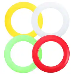 Walmart 4pcs Hollow Flying Discs Round Plastic Ring Toy for Outdoor Beach Lawn offer