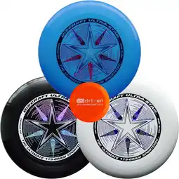 Walmart Discraft Ultimate Disc Bundle - Set of 3 175g Ultra Stars (Blue - Black - White) offer