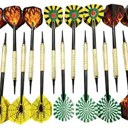 Walmart BESTSKY 15 Pcs Boomerang for Kids,Darts Plastic Tip,Safe and Fun for Kids Magnetic Darts offer