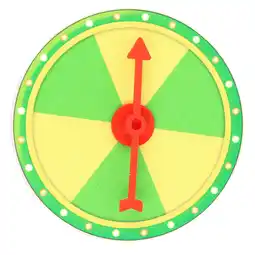 Walmart Wheel of Fortune Party Prize Wheel for Outdoor Playing Made of Plastic Green Color 1 Set offer