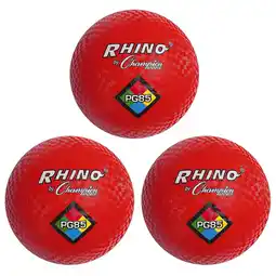 Walmart Champion Playground Ball 8.5 Red Pack of 3 (CHSPG85RD-3) offer