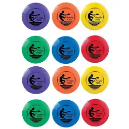 Walmart Champion Sports CHSFD95-12 Champion Single Flying Disc, Assorted Color - 12 Each offer