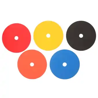 Walmart Raindrops 5 Pcs Football Training Sign Professional Soccer Disc CD Logo offer