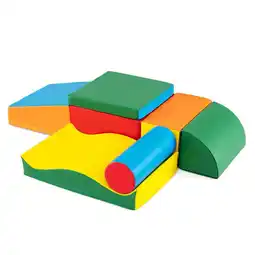 Walmart Kepooman 7 Pieces Toddlers Climbing Toys with EPE Foam and Removable PU Leather offer
