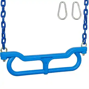 Walmart Swing Set Stuff Inc. Combo Trapeze with 3.5 Ft. Coated Chain (Blue) offer