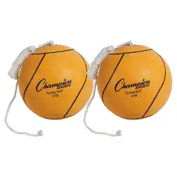Walmart Champion Sports Tether Ball, Optic Yellow, Pack of 2 offer