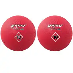 Walmart Champion Playground Ball 10 Red Pack of 2 (CHSPG10RD-2) offer