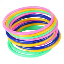 Walmart DHliIQQ 10 Toss Rings Circle Hoopla Game Fun Throw to Hook Child Kids offer