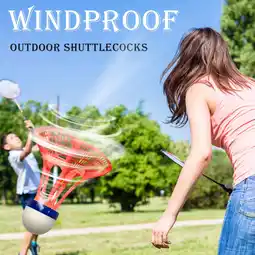 Walmart Nrmrqz Badminton 3-Pack Windproof Outdoor Shuttlecocks, Nylon Training Badminton Birds Flash Deals offer