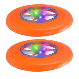 Walmart Kudiqi 2 Glow-in-the-Dark Flying Discs for Kids & Adults - Outdoor Game offer