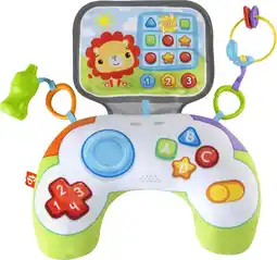 Walmart Fisher-Price Littlest Gamer Tummy Wedge with 2 Linkable Baby Toys for Newborns offer