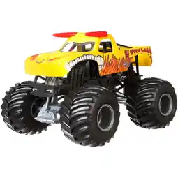 Walmart Hot Wheels Monster Jam 1:24 Scale El Toro Loco Vehicle, Yellow offer