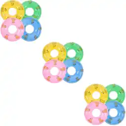 Walmart 3 Pack Pool Float Mini Swim Ring Miniature Life Scene Decor Baby offer