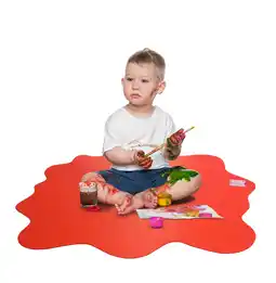 Walmart Floortex Red Multi-Purpose Mat for Carpets - 40 x 40 offer