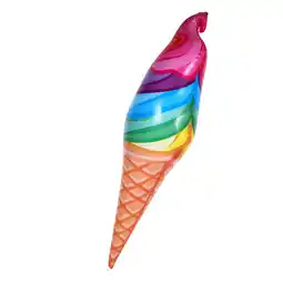 Walmart unbranded Ice Cream Cone Decoration Inflatable Pool Toys Balloons Pumps Baby offer