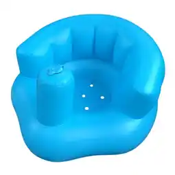 Walmart Yucurem Inflatable Toy PVC Baby Learn to Sit Chair Portable Seat Pool Toy (Blue) offer