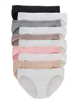 Walmart Hanes Women's Cool Comfort Cotton Bikini Underwear, 10-Pack offer