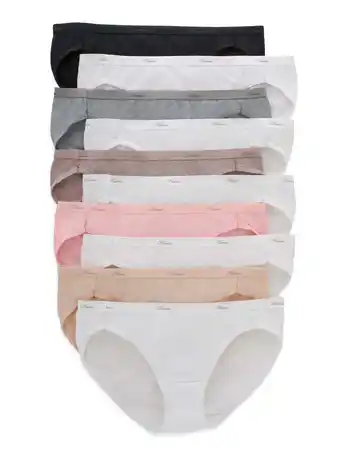 Walmart Hanes Women's Cool Comfort Cotton Bikini Underwear, 10-Pack offer