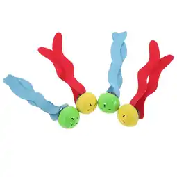 Walmart 4 Pcs Children's Swimming Pool Toys Pool Accessories Seaweed Swim Toys Plastic 19.00X4.00X4.00CM offer