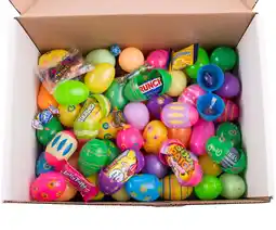 Walmart 2500 Bulk Lot Filled Easter Eggs, Assorted Styles, Brand Candy Chocolate & Toys offer