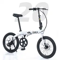 Walmart Ambifirner 20 Folding City Bike - Aluminum Alloy Frame - 8 Speed offer