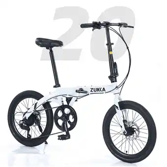 Walmart Ambifirner 20 Folding City Bike - Aluminum Alloy Frame - 8 Speed offer