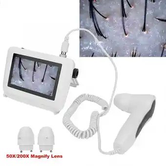 Walmart LCD Charging Scalp Detector Digital Skin Analyzer Microscope Device for Hair Follicle Testing offer