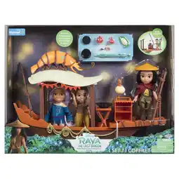 Walmart Disney Raya and The Last Dragon 6 inch Raya Doll and Crew Shrimp Boat Petite Playset, Ages 4+ offer