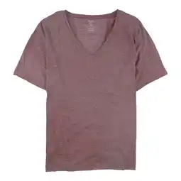 Walmart Reebok Womens Heathered Basic T-Shirt, Purple, Plus Size, 1X offer