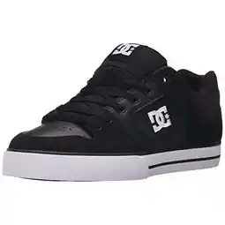 Walmart DC Men's Pure Action Sport Sneaker BLACK/BLACK/WHITE offer