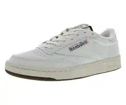 Walmart Reebok Club C 85 Vintage Unisex Shoes Size 8.5, Color: Chalk/Paper White/Brush Brown offer
