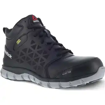 Walmart Reebok Sublite Cushion Work Alloy Toe Internal Met Guard Work Athletic Shoe offer