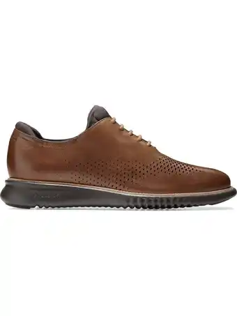 Walmart Cole Haan Mens 2.ZEROGRAND Leather Lace-Up Oxfords offer