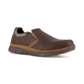 Walmart Rockport Men's Slip-On Casual Work Shoes Steel Toe Brown 14 D(M) US offer