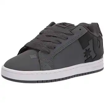 Walmart DC Men's Court Graffik Skate Shoe DK GREY/BLACK/WHITE offer