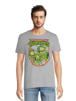 Walmart Teenage Mutant Ninja Turtles Men's & Big Men's Graphic Tee, Sizes S-3XL offer